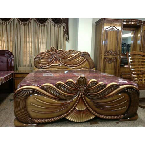 Sagwan Wood Bed