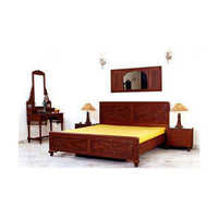 Teak Wood Deewan Bed With Side Table