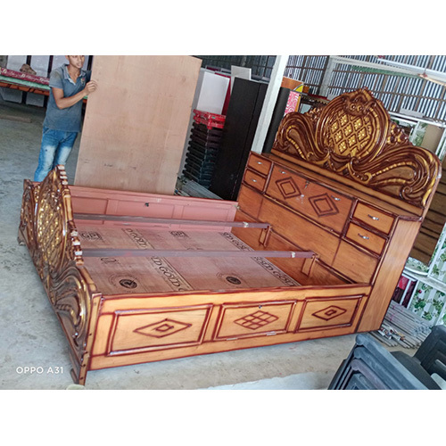 Wooden Deewan Box Bed