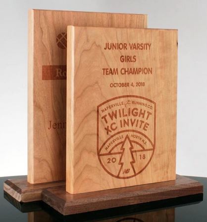 Small Size Glossy Wooden Awards