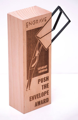 Brown Corporate Wooden Awards