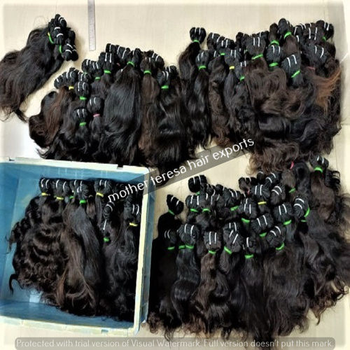 Raw Virgin Cuticle Aligned Bundles Indian Human Hair Extensions