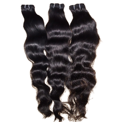 100% Unprocessed Virgin Human Hair Machine Weft Long Deep Wavy Hair