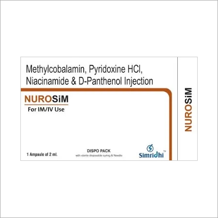 Methylcobalamin Pyridoxine HCl Niacinamide And D-Panthenol Injection