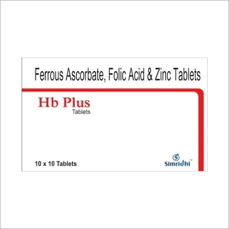 Ferrous Ascorbate Folic Acid And Zinc Tablets