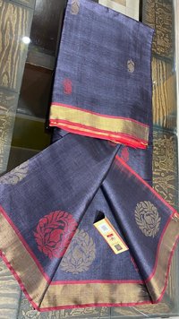 Silk Handloom Hand Border Saree
