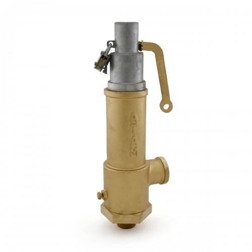 Bronze Pop Type Right Angle Safety Valve (Enclosed Discharge) Application: Steam