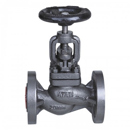 C.i. Globe Steam Stop Valve, Pn-10 Application: Water