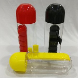 Pill Organizer Water Bottle