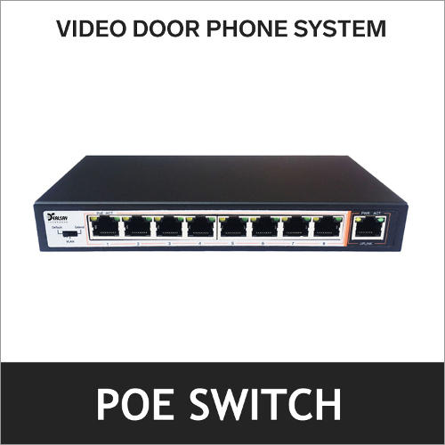 POE Switch Video Door Phone System