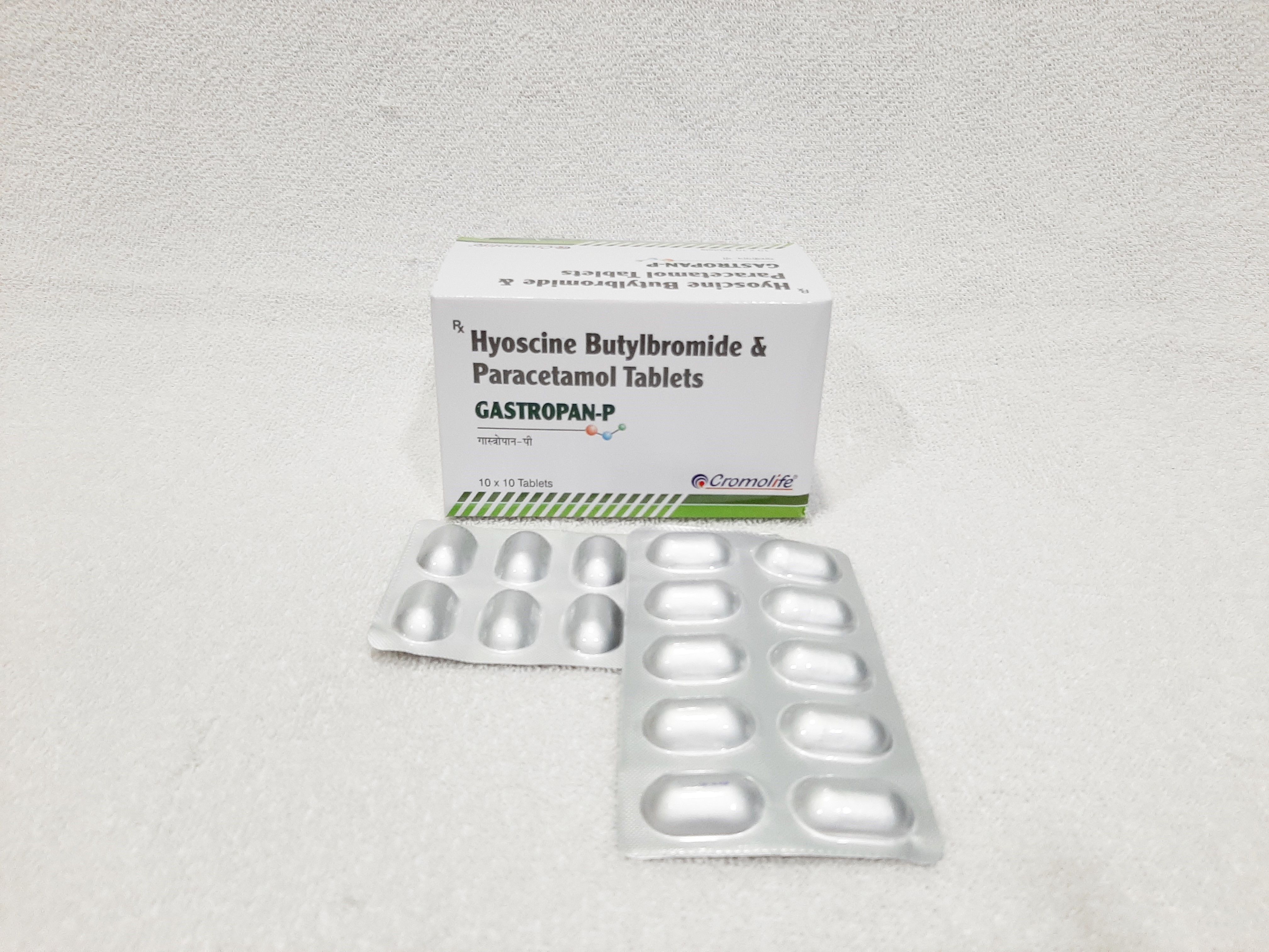 Hyoscine Butylbromide & Paracetamol Tablet