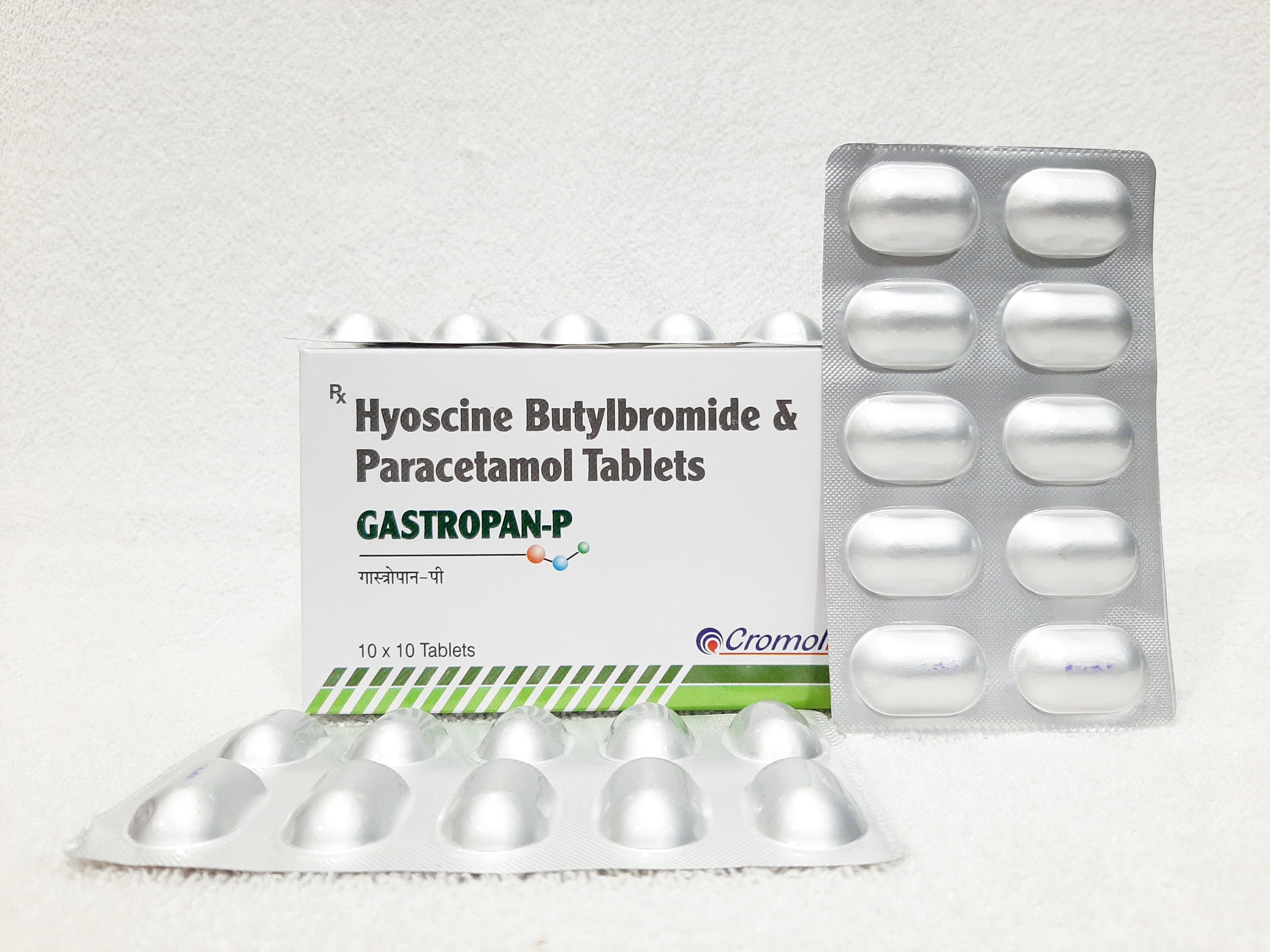 Hyoscine Butylbromide & Paracetamol Tablet