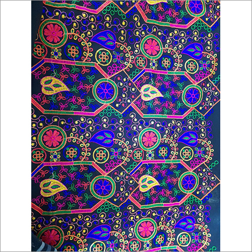 Multi Color Kutch Work Fancy Fabric