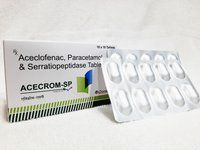 Aceclofenac, Paracetamol & Serratiopeptidase Tablet