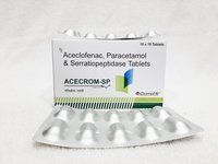 Aceclofenac, Paracetamol & Serratiopeptidase Tablet