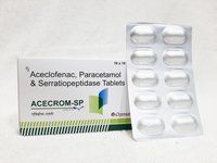 Aceclofenac, Paracetamol & Serratiopeptidase Tablet