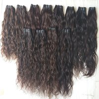 Untreated Wavy Human Hair human hair