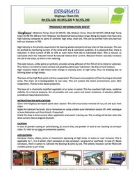 High Temperature Chain Oil - Color: Silver