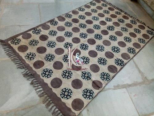 Cotton printed carpet covering floor rug