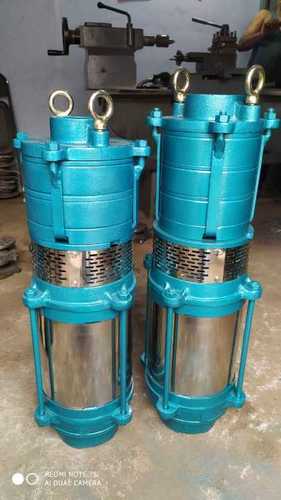 5Hp Vertical Openwell Submersible Pump - Color: Silver