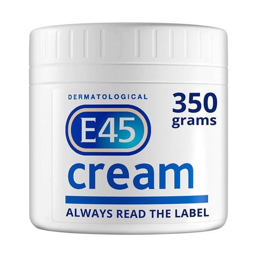 E45 Dermatological Moisturising Cream Tub, 350 g