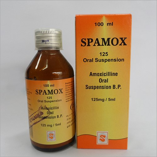 Spamox 125 100 Ml Amoxicillin Syrup