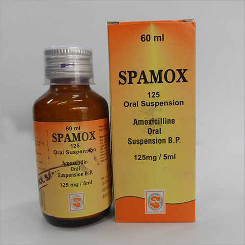 Spamox 125 60ml Amoxicillin Syrup