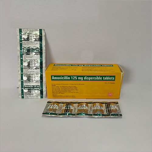 125 mg Amoxicillin Dispersible Tablets
