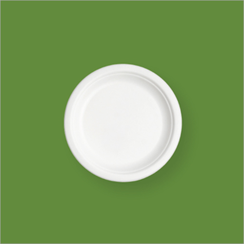 7 Inch Round Bagasse Plate