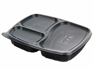 3 Cp Disposable Plastic Meal Food Tray By M K Trading