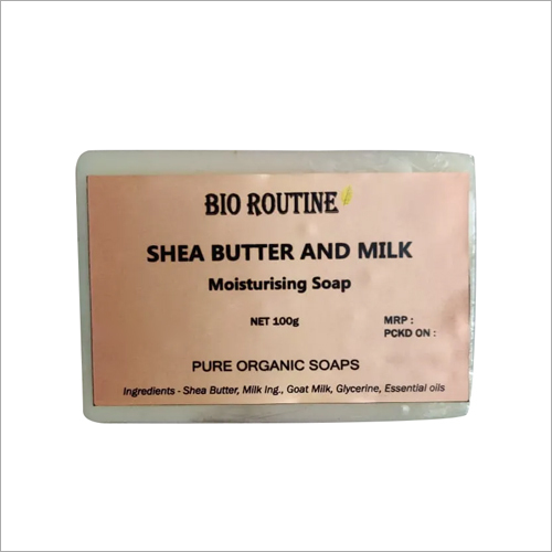 White Shea Butter And Milk Moisturising Soap