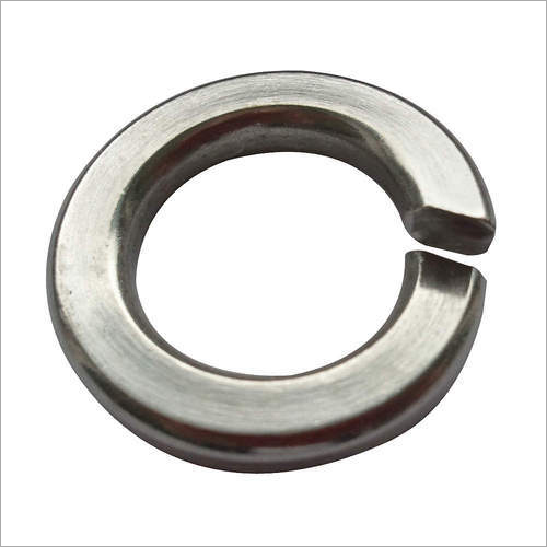 Spring Washer - Stainless Steel, Round Shape, Silver Color - Chrome Plated Surface Treatment, Ideal for Mechanical Fastening Applications