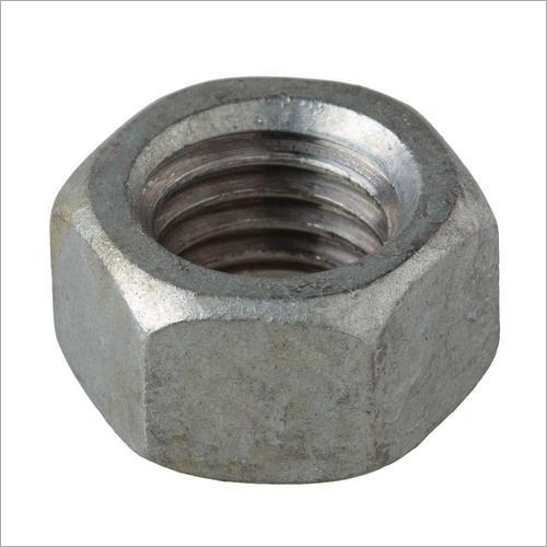 Head Hex Nut - Stainless Steel, Various Sizes, Silver Color, Chrome Plated Surface, Durable Construction with Certified Quality Materials
