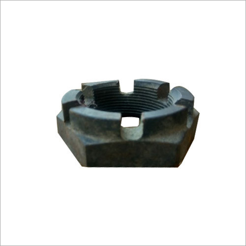 MS Castle Nut - Mild Steel, Hex Head, Polished Finish | High Reliability, Standard and Modified Forms for Diverse Applications