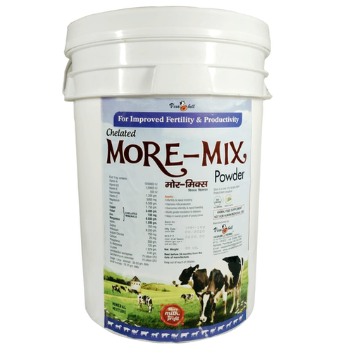 More Mix ( Chelated Mineral Mixture Powder ) 20Kg Bucket Efficacy: Feed Preservatives