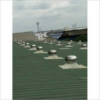 Wind Driven Turbo Ventilator Motorized With Fiber Base