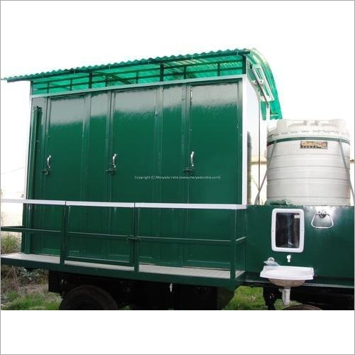 FRP 6 Seater Mobile Toilet Van