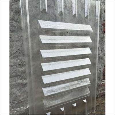 Rectangular Industrial Polycarbonate Air Louvers Base