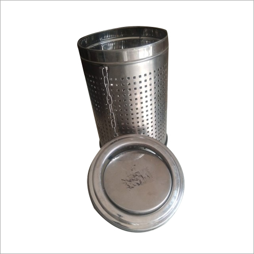 Stainless Steel Round Dustbin Application: Kitchen