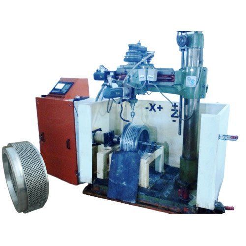 Blue Cnc Pellet Die Drilling Machine