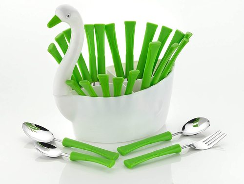 Premium Quality Duck Shape 24 pcs Cutlery Set for Kitchen and Dining Table