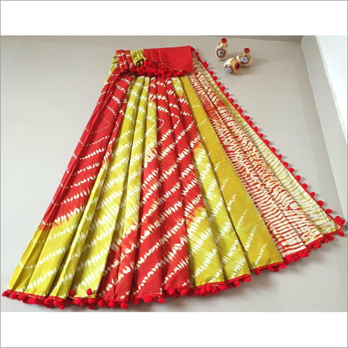 Pure Cotton Saree Hand Block Printed Saree