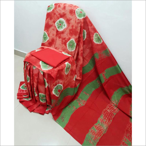 Designer Cotton Printed Saree