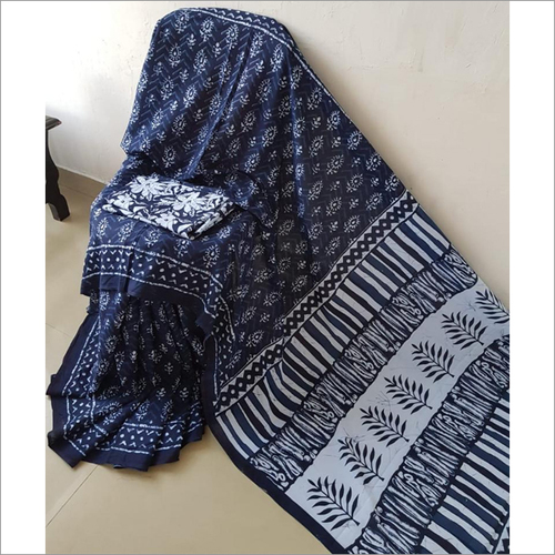 Pure Cotton Print Saree