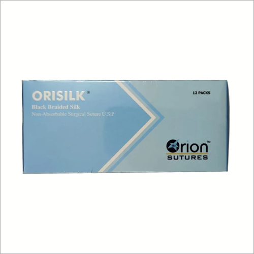 Black Braided Silk Non Absorbable Surgical Suture Grade: A