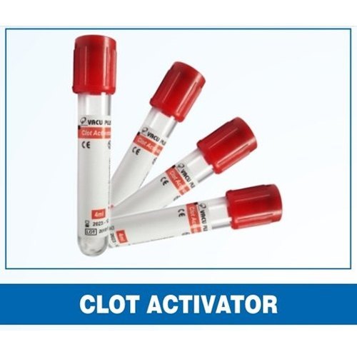 Clot Activator Equipment Materials: Pet