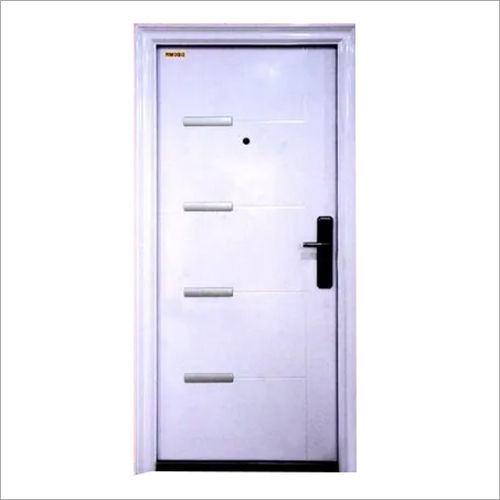 Silver Customized Wooden Single Door