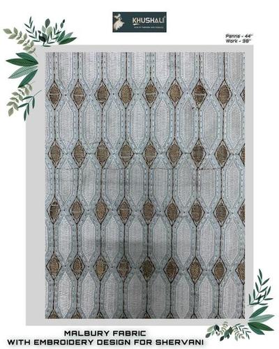 EMBROIDERY DESIGN ON MULBARY FABRICS