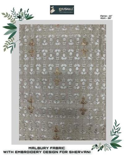 EMBROIDERY DESIGN ON MULBARY FABRICS