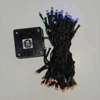 Solar Led Plastic String Light - 10 Meter | Plastic Material, Integrated Solar Power Source, Fluorescent Lighting Type